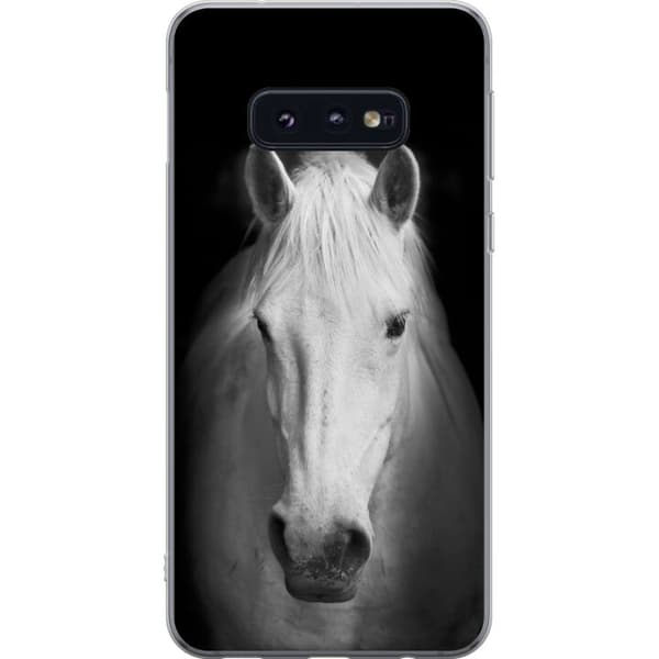 Kompatibelt Mobildeksel til Samsung Galaxy S10e Hvit Hest
