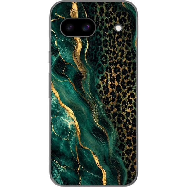 Kompatibelt Mobilskal till Google Pixel 8a Emerald Leopard