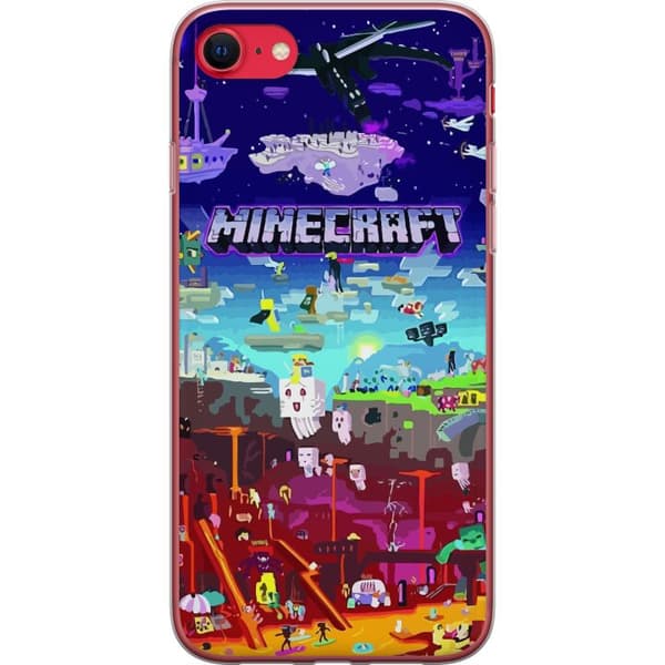 Kompatibelt Mobildeksel til Apple iPhone SE (2022) Minecraft