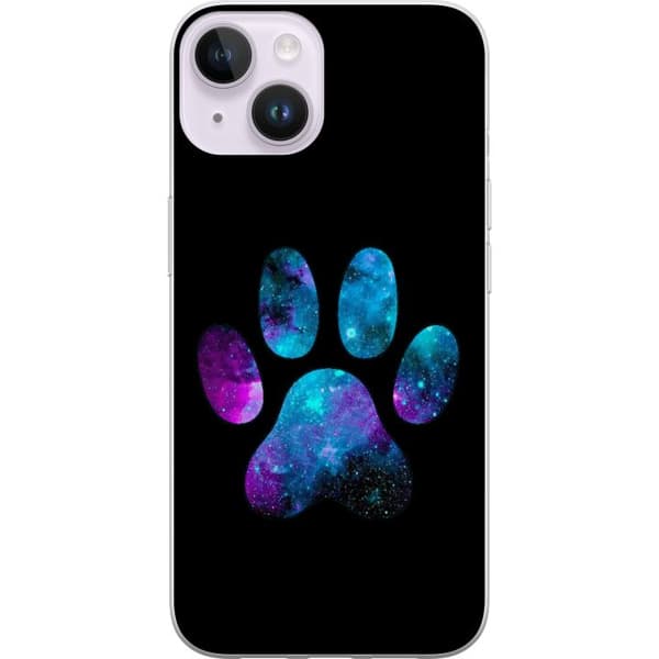 Kompatibelt Mobilskal till Apple iPhone 14 Plus Galaxy Paw