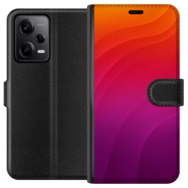 Kompatibel Tegnebogsetui til Xiaomi Redmi Note 12 Pro Sunset Waves