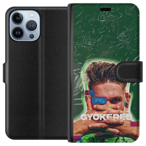 Kompatibel Tegnebogsetui til Apple iPhone 13 Pro Max Viktor Gyökeres grön energi