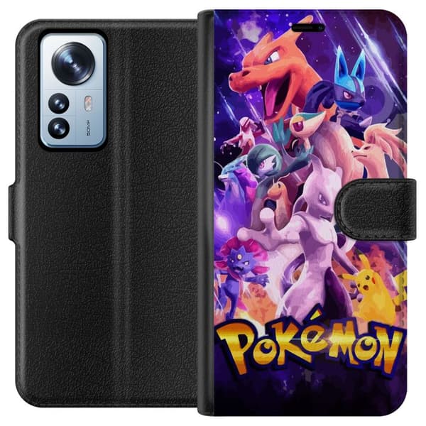 Kompatibel Tegnebogsetui til Xiaomi 12 Pro Pokémon