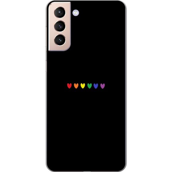 Kompatibelt Mobildeksel til Samsung Galaxy S21 Stolt Hjerter