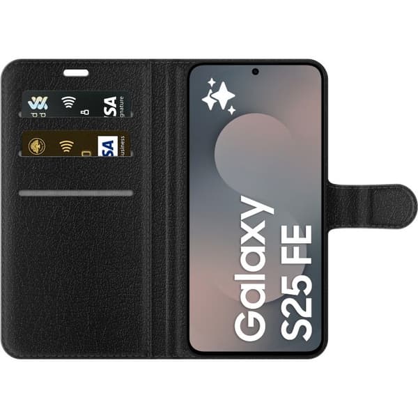 Kompatibelt Plånboksfodral till Samsung Galaxy S25 FE Sovande solfigur