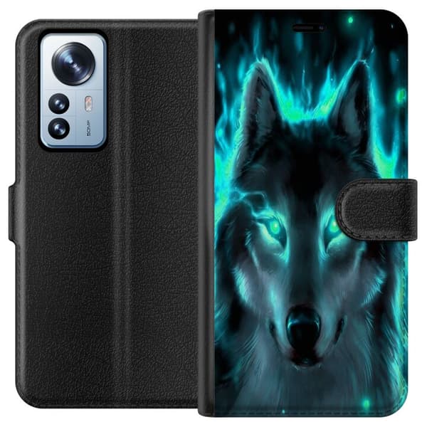 Kompatibelt Plånboksfodral till Xiaomi 12 Pro Varg
