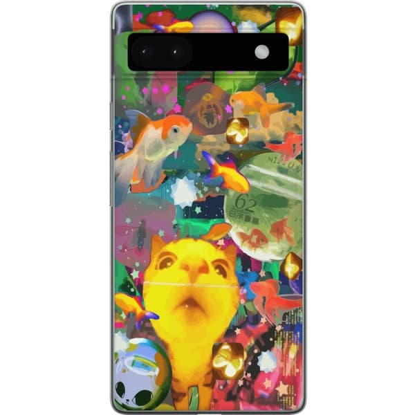 Kompatibelt Mobilskal till Google Pixel 6a Roliga Djur