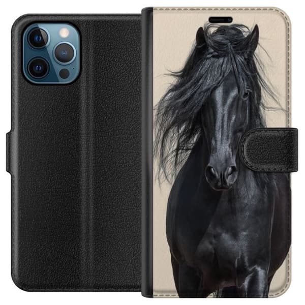 Kompatibelt Plånboksfodral till Apple iPhone 12 Pro Horse