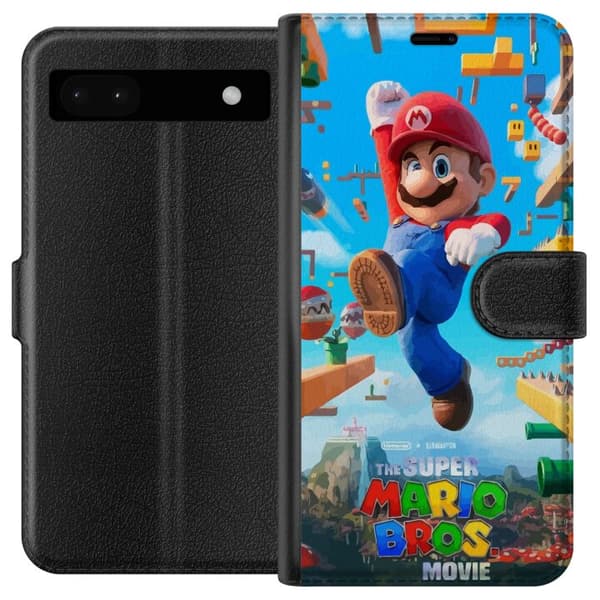Kompatibel Tegnebogsetui til Google Pixel 6a Super Mario Bros