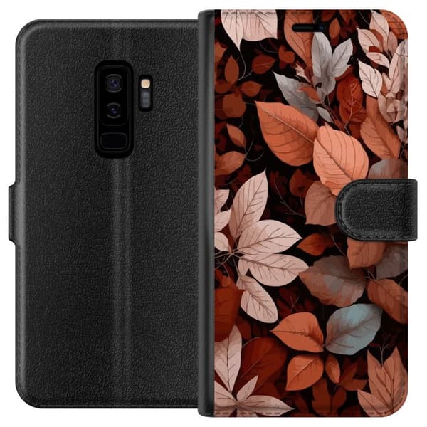Kompatibel Tegnebogsetui til Samsung Galaxy S9+ Efterårsblade