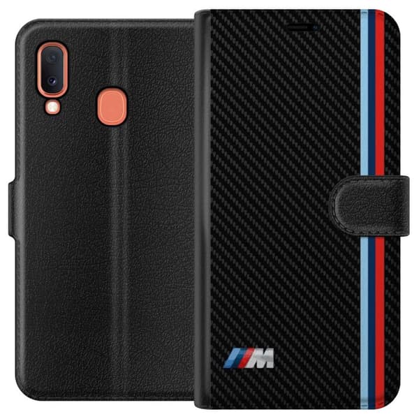 Kompatibelt Plånboksfodral till Samsung Galaxy A20e BMW