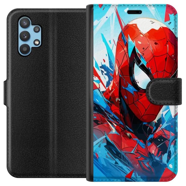 Kompatibelt Plånboksfodral till Samsung Galaxy A32 5G Spiderman