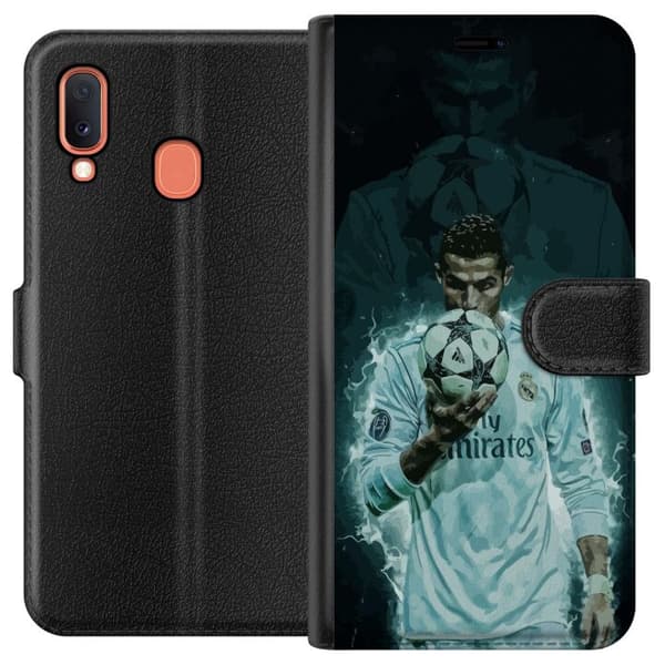 Kompatibelt Lommeboketui til Samsung Galaxy A20e Ronaldo