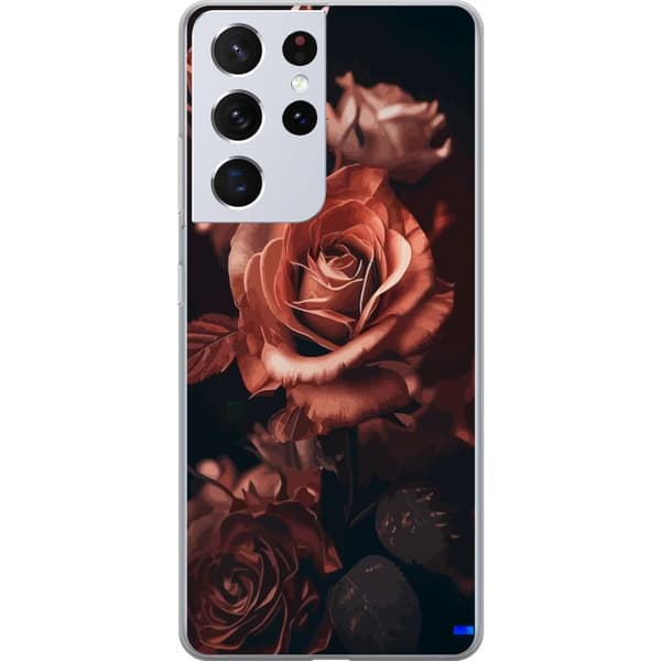 Kompatibelt Mobildeksel til Samsung Galaxy S21 Ultra 5G Blomster