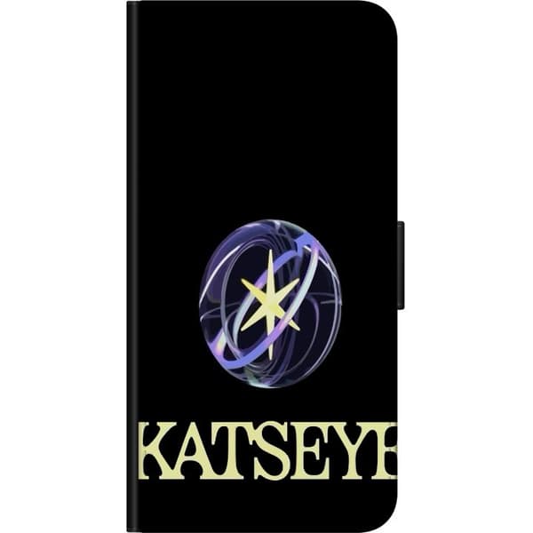 Kompatibel Tegnebogsetui til OnePlus 7T Pro KATSEYE logotyp