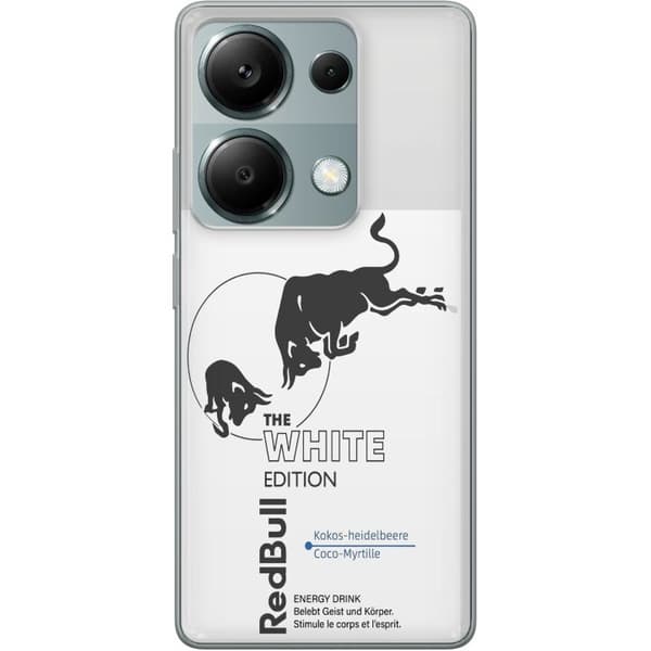 Kompatibelt Mobildeksel til Xiaomi Redmi Note 13 Pro 4G Moderne Red Bull White Edition design