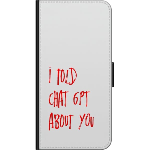 Kompatibelt Lommeboketui til Xiaomi Redmi Note 9S I Told ChatGPT About You