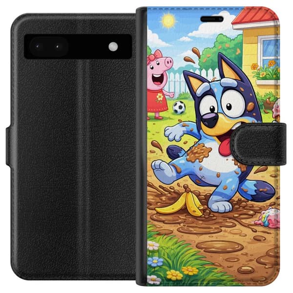 Yhteensopiva Lompakkokotelo Google Pixel 6a Sininen