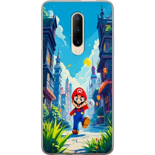 Kompatibelt Mobildeksel til OnePlus 7 Pro Iconisk spillmotiv med Super Mario