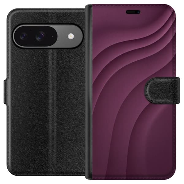 Kompatibel Tegnebogsetui til Google Pixel 9 Blommebevægelse