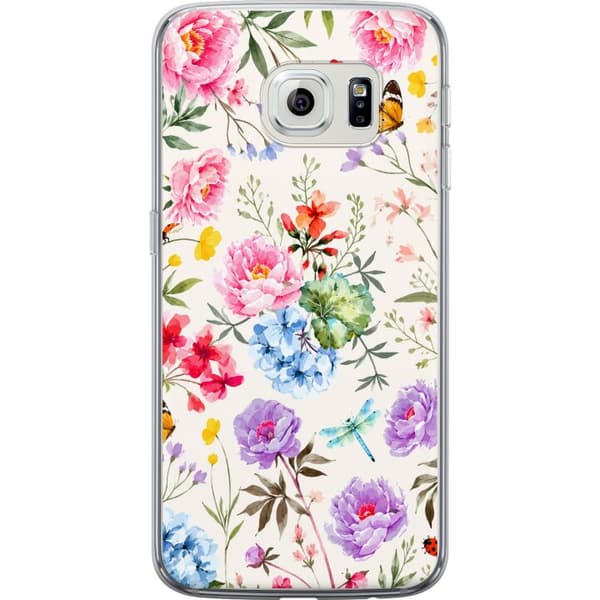 Kompatibelt Mobildeksel til Samsung Galaxy S6 edge Blomsterselskapet
