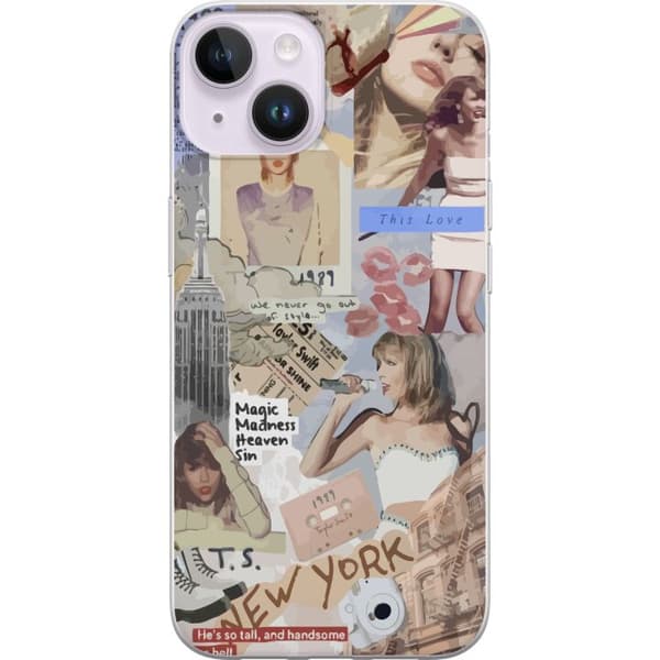 Kompatibelt Mobilskal till Apple iPhone 14 Plus Taylor Swift
