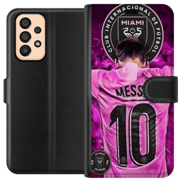 Kompatibel Tegnebogsetui til Samsung Galaxy A33 5G Lionel Messi (Inter Miami CF)