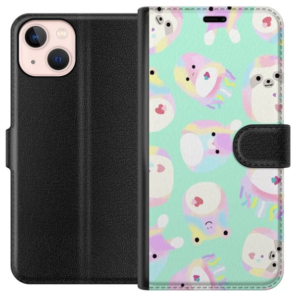 Kompatibelt Plånboksfodral till Apple iPhone 13 mini Squishmallow