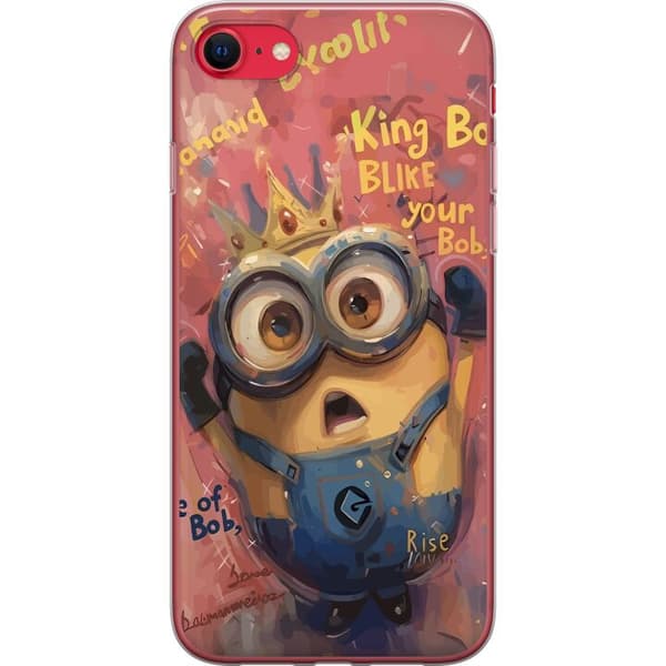 Kompatibelt Mobildeksel til Apple iPhone SE (2020) Minion Med Krona