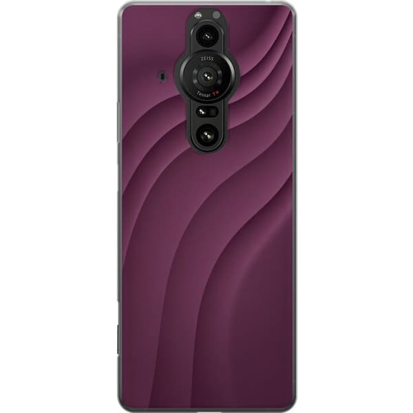 Kompatibelt Mobildeksel til Sony Xperia Pro-I Plommebevegelse
