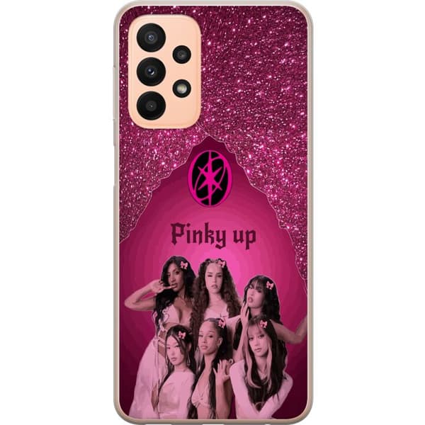 Kompatibelt Mobildeksel til Samsung Galaxy A23 KATSEYE Pinky Up