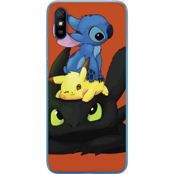 Kompatibelt Mobilskal till Xiaomi Redmi 9A Lilo and Stitch