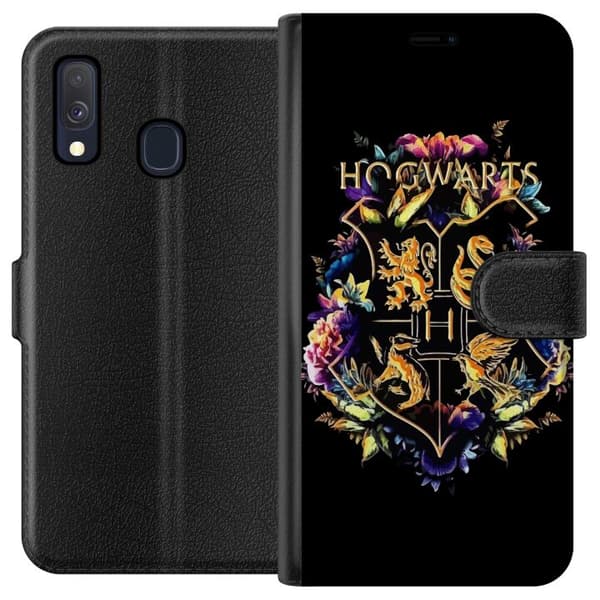 Kompatibelt Plånboksfodral till Samsung Galaxy A40 Harry Potter - Hogwarts