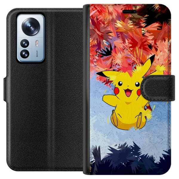 Kompatibelt Plånboksfodral till Xiaomi 12 Pro Pokemon
