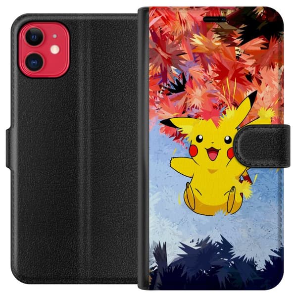 Kompatibel Tegnebogsetui til Apple iPhone 11 Pokemon