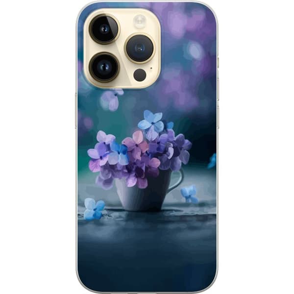 Yhteensopiva Puhelinkuori Apple iPhone 14 Pro Kukat Makea