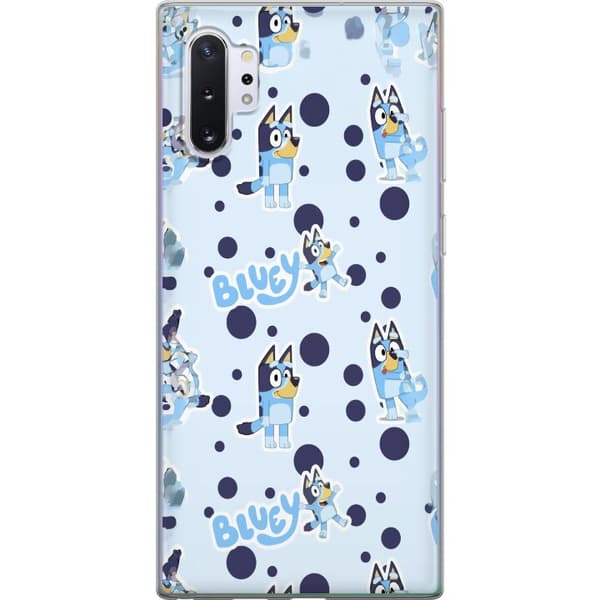Kompatibelt Mobildeksel til Samsung Galaxy Note10+ Bluey-mønster i lyseblå design