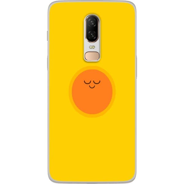 Kompatibelt Mobildeksel til OnePlus 6 Sovande solfigur