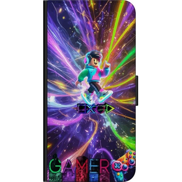 Kompatibel Tegnebogsetui til Huawei Y6 (2018) Neon Gamer