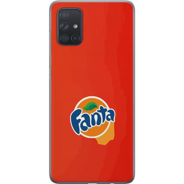 Kompatibelt Mobildeksel til Samsung Galaxy A71 Stilren appelsinforme design