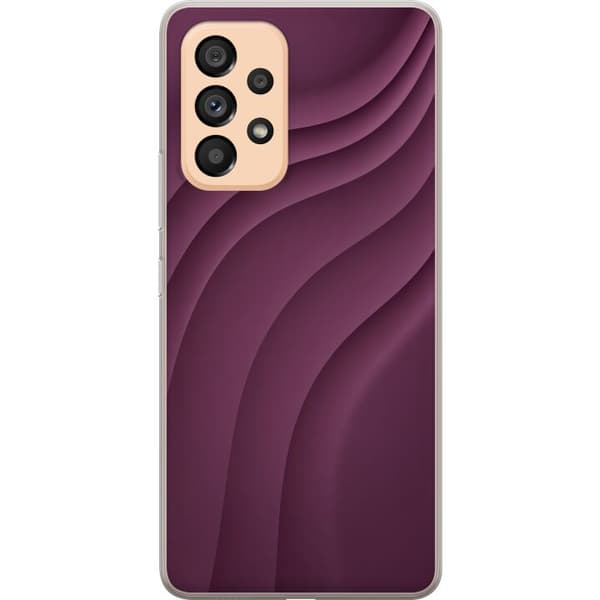 Kompatibelt Mobilskal till Samsung Galaxy A53 5G Plum Motion