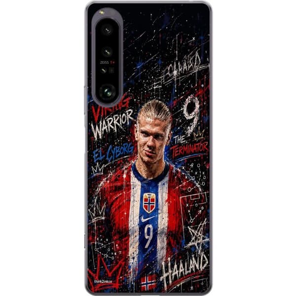 Kompatibelt Mobildeksel til Sony Xperia 1 IV Erling Haaland graffiti