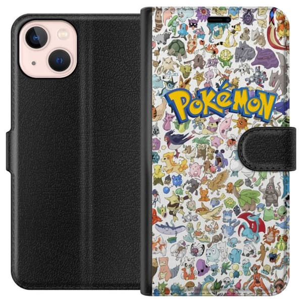 Kompatibelt Plånboksfodral till Apple iPhone 13 mini Pokemon