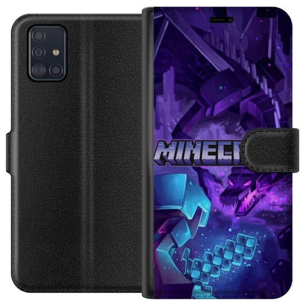 Kompatibelt Lommeboketui til Samsung Galaxy A51 Minecraft