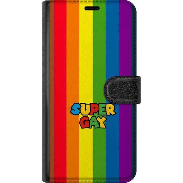 Kompatibel Tegnebogsetui til Apple iPhone 14 Plus Super Gay regnbåge
