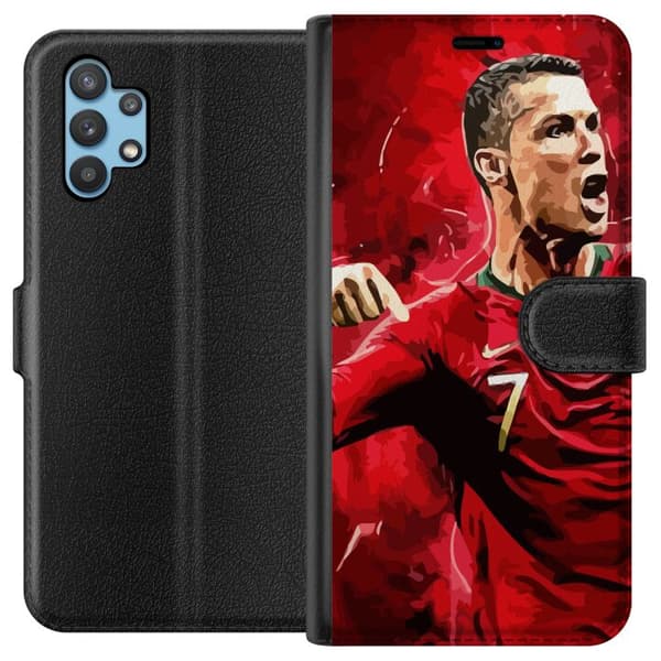 Kompatibelt Plånboksfodral till Samsung Galaxy A32 5G Ronaldo