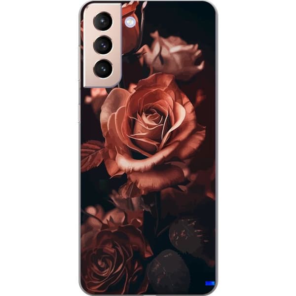 Kompatibelt Mobildeksel til Samsung Galaxy S21 Blomster