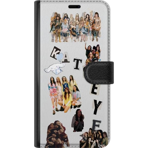 Kompatibel Tegnebogsetui til Google Pixel 8 Pro K-pop fanemotiv i scrapbook stil