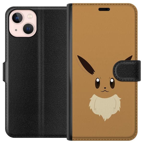 Kompatibelt Plånboksfodral till Apple iPhone 13 mini Pokémon - Eevee