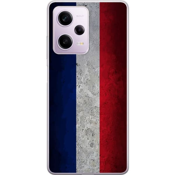 Kompatibelt Mobildeksel til Xiaomi Redmi Note 12 Pro Rent fransk flaggdesign
